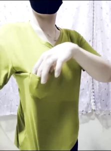 Kaos Wanita Mini Pocket Spandek rayon Model Semi Penguin/Kaos Wanita Lengan Pendek Terbaru Viral