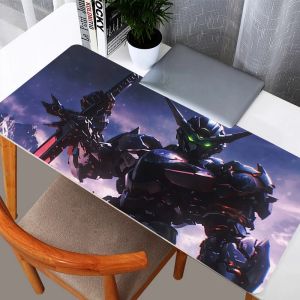 Bandai | Mouse Pads Gundam Mouse Pad Large Gamer XXL Keyboard Desk Mouse Mat Carpet Rubber Tapis Souris Gaming Notbook Mousepad Gifts