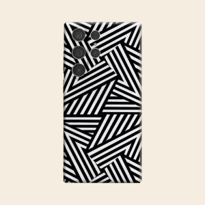 BILIBILI | Geometric Zigzag Luxury Fashion Full Lens Protective Case for Samsung Galaxy S26 S25 S24 A56 A36 Plus Ultra