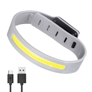 【New Arrival】 Emergency Light Stick COB LED Armband Waterproof Rechargeable 350mAh 500LM for Camping Hiking Outdoor Activities