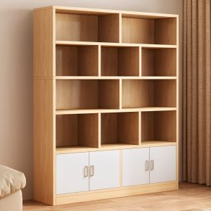 ZHUOHE | Living Room Floor Standing Bookshelf Organizer