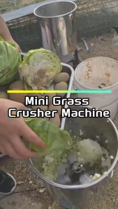 [With Lid]Multifunctional Electric Vegetable Cutter Stainless Steel chopper shredder machine chopper machine for feeds 3200W Appliance for Home And Business Use Household Farming Grinder Pig Grass Machine