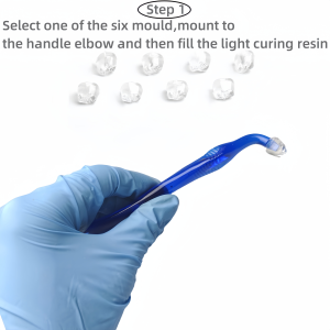 Dental Posterior Teeth Aesthetic Printing Kit Dentistry Reshape Resin Fissure Printing Stamp Posterior Teeth Molding Impres
