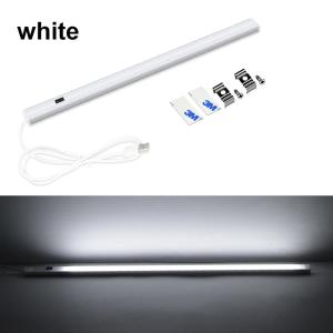 30/40/50CM LED Bar Cabinet Light PIR Motion Hand Sweep Sensor Night Light USB Plug For Kitchen Bedroom Closet Bedside Night Lamp