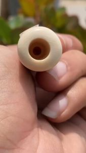 Pipa Gading Asli Lokal Warna Ivory Ukuran 12cm untuk Souvenir dan Hadiah Spesial