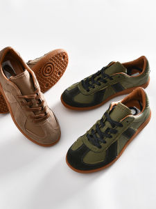 High-End Imported Lamb Skin Mens Retro Deqin Shoes Fashionable Casual Leather Shoes Comfortable All-Season Plain Toe Rubber Sole