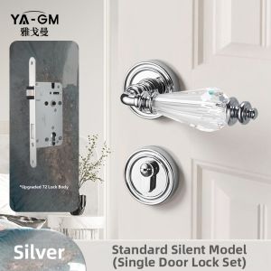 YAGEMAN | French Crystal Silent Luxury Door Lock
