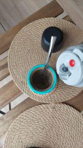 หลอดชามาเต้ Yerba Mate Bombilla สเตนเลส กรองชา