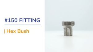 Stainless Steel SS316 Hex Bush Fitting 1/4” to 2” NPT/BSPT Male to Female End Class #150 Pipe Connector