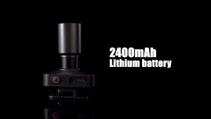 Zoomable LED Headlamp | USB Rechargeable IPX4 Waterproof Flashlight for Camping Hiking Running | Super Bright Adjustable Head Light (Long-Lasting Battery)