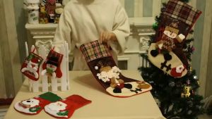 Big Christmas socks Gift bag Cute socks Merry Christmas Christmas themed party decorations on the Christmas tree hanging decorations santa claus decoration belen for christmas christmas decorations for home 2026 2027