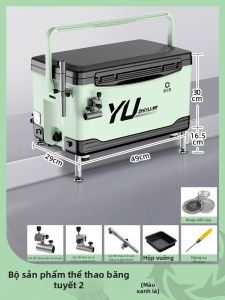 YUZHIYUAN | Hộp Đồ Câu Cá Đa Năng Có Thể Ngồi và Giữ Nhiệt Mẫu Mới 2025