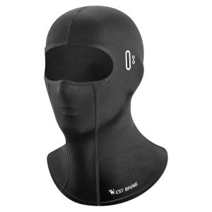 West Biking | WEST BIKING UPF50+ Cool Balaclava With Glasses Hole Anti-UV Breathable Quick Dry Cycling Motorcycle Helmet Liner Face Neck Mask
