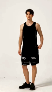 CalceNubes เสื้อกั๊กผู้ชายฟิตเนสแขนกุดวิ่งเสื้อผ้าการฝึกอบรมเสื้อแขนกุดหลวมเสื้อยืดแขนกุด