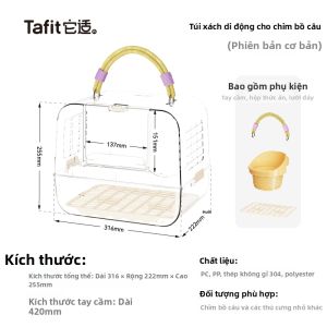 Tafit | Lồng Di Động Cho Vẹt Đi Ngoài Trời