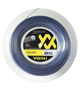 Volkl Tennis Strings | (Cyclone 17g) (Graphite) ONE REEL