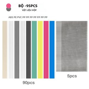 Bộ Dụng Cụ Hàn Nhựa Nâng Cấp 55/95/110 Món Tương Thích Với Lưới Kim Loại Dệt ABS/PP/PVC/PE Kích Thước 15*20 Cm Bộ Dụng Cụ Sửa Chữa Cản Xe Hơi