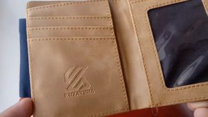 dompet canvas + box dompet pria cassic dompet lipat dompet polos dompet kartu kuzatura lokal brand