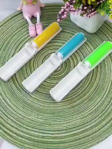 Sticky Lint Roller Lipat / Alat Pembersih Debu Kotoran Bulu Rambut Benang / Washable Foldable Sticky Lint Brush / Rol Sikat Pengangkat Serat Di Pakaian Remover Multifungsi / Rol pengangkat bulu hewan