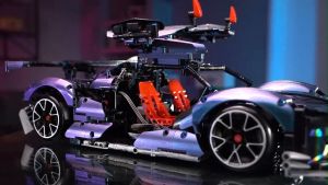 iM.Master Mechanical Master Block Chameleon Drifting Super Car R/C+APP Control DIY STEM Brick RC Vehicles (9826-2)