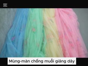 Mùng ngủ màn ngủ chống muỗi màn tuyn Thái