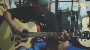 Gitar Custom Murah Taylor Akustik Elektrik Banyak Bonus