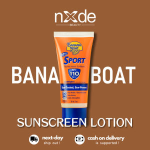 Banana Boat Sunscreen 90ml Banana SPF 110 PA+ Sport Non-Greasy Water Resistant Sunblock Face Body Sunburn
