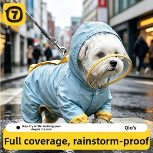 7o | Waterproof Full-Body Protective Pet Raincoat Thin