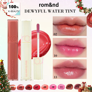 Son Dưỡng Môi Rom&nd Dewyful Water Tint Hàn Quốc 5g Nhẹ Nhàng Dưỡng Ẩm Bóng Mượt Màu Sắc Tự Nhiên Bộ Sưu Tập Lễ Hội