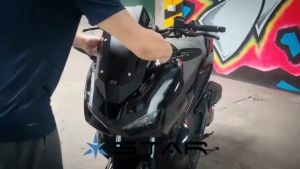 HONDA ADV150 160 V1 V2 Full Alloy Front Windshield/Alloy Visor Motorcycle Accessories For HONDA ADV150 ADV160 CNC Aluminium Windshield Cover Windscreen Protector Extention