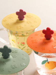 LOTUS BLUE | Dustproof Universal Cup Food Grade Silicone Cover