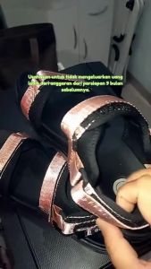 Sandal Gunung Wanita Camou Gofort Fortune 2 in 1 Sendal Cewek Traveling Outdoor - Black Hitam
