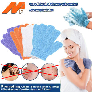 1/2/4/6/8/10/20/40 Pairs of Exfoliating Shower Gloves Shower Scrub Gloves Massage Body Hydrotherapy Sponge Clean Skin Moisturize