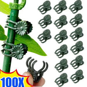 100Pcs Plant Clip Thickened Durable Plant Support Clip Reusable Vine Protection Grafting Fixing Tool Suitable for Vegetable Vine Fixing Clip Gardening Accessories