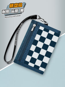 Mens Short Canvas Tri-Fold Small Wallet Student Multifunctional Coin Purse Boys Key Card Case Boys Kids Wallet