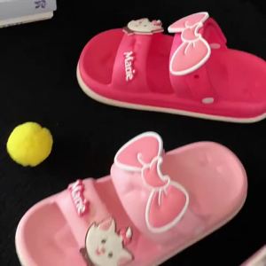 Xixitiao trang phục ngoài trời Eva đế mềm quai đôi dép 2024 mùa hè mới cô gái dễ thương Mary mèo dép
