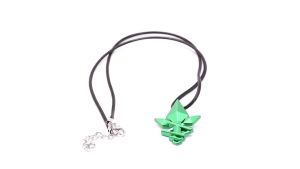 Anime Mushoku Tensei Roxy Necklace Pendant Green Geometric Chain Cosplay Props Fans Gift Men Women Backpack Jewelry