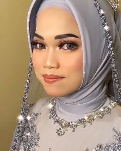 Slayer Selendang Pengantin Mutiara & Jilbab Veil Terupdate