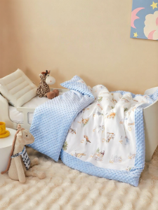 Mercury | Happy Alphabet Full Cotton Gauze Detachable Core Winter Quilt