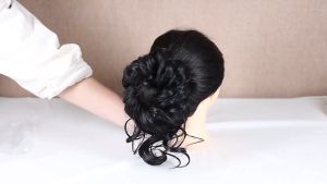 ดูธรรมชาติ - มวยผมแฮร์พีช มวยผมลอน ดังโงะ พร้อมส่งจากไทย