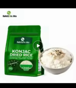 [HALAL/NEW ARRIVAL 10.10 SALES] KetoslimMo Konjac Rice 500g/1kg (Lower Caories Sugar Free No Guilty Gluten Free Shirataki Rice)