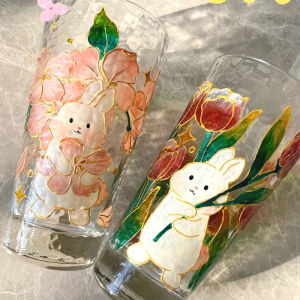 Hand-Painted Glass DIY Hand-Painted Glass Painting Graffiti Painted Cup Material Package Kids Handmade Water Cup