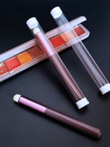 Lip Brush Protective Cover Portable and Versatile Blooming round Head Concealer Brush Storage Box Lipstick Brush Happyrim Recommend