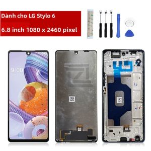 LG Stylo 6 Q730 6.8 Màn Hình LCD Hiển Thị Với Khung Bộ Số Hóa Cảm Ứng Thay Thế Điện Thoại Di Động Sửa Chữa Một Phần