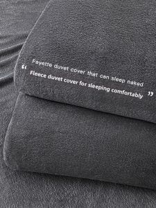 Kiss Dear | Winter Thickened Milkvell Coral Fleece Duvet Cover
