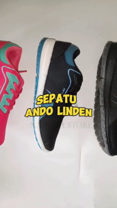 SEPATU ANDO LINDEN SEPATU SEKOLAH SNEAKERS SPORTY INJECTION RUNNING JOGGING ANTI SLIP