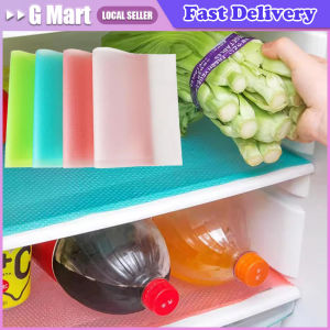 4Pcs Refrigerator Mats for Freezer Glass ShelfWaterproof Washable Fridge Mats Liners Shelves Drawer Table Mats for Cupboard Cab