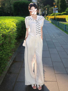 HUAYILING | Retro Style Loose Comfort Two-Piece Outfit