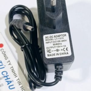 Nguồn Adapter DC 10V - 1A / Đầu cắm 3.5mm x 1.35mm