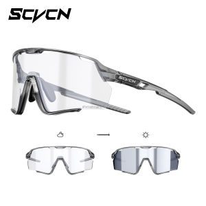 SCVCN Outdoor Photochromic Cycling Sunglasses Men Women Sports Bicycle Cycling Glasses MTB Road Hiking Climbing UV400 Goggles